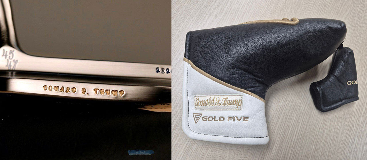 대통령실 "조선업 장인이 제작한 거북선, 맞춤형 퍼터 선물"