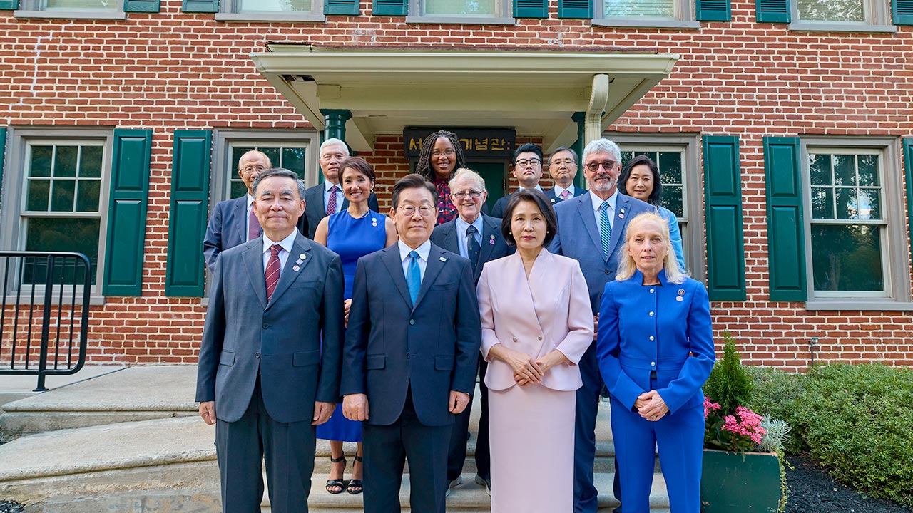 이 대통령, '독립운동가' 서재필 기념관 방문‥김대중 전 대통령 이후 26년만