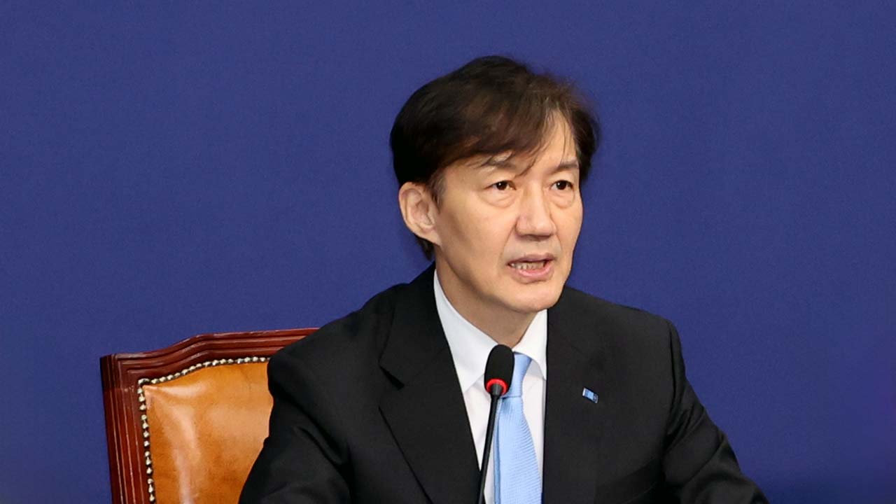 조국 "이재명 정부 성공 뒷받침 최우선‥국힘 깨부수는 망치선 될 것"