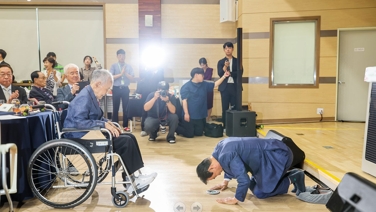 李 대통령, 이석규 애국지사 상수연에 축전‥"숭고한 희생으로 광복"