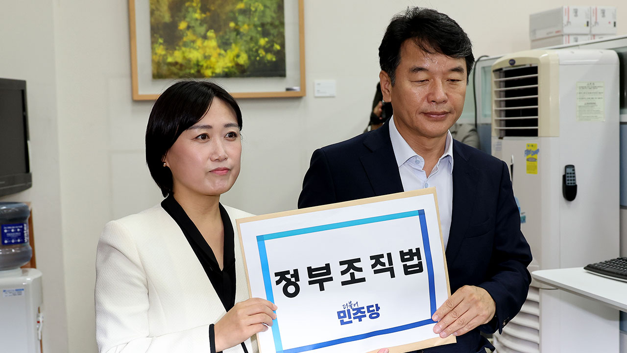 민주당, '검찰청 폐지·기재부 분리' 정부조직법 개정안 발의