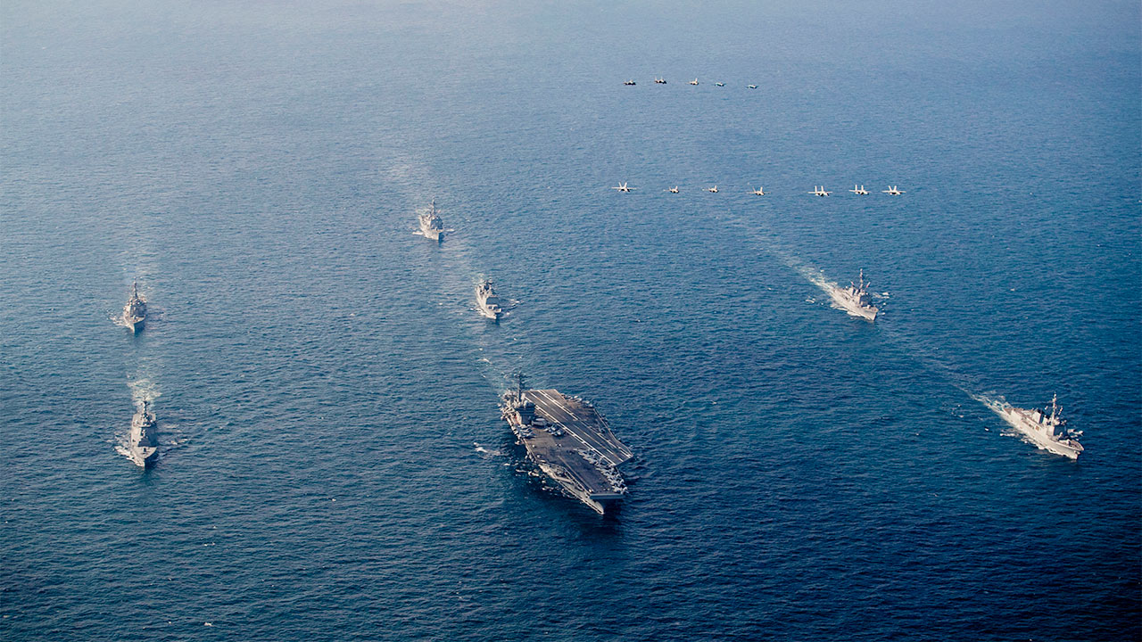 한미일 '프리덤 에지'·한미 '아이언 메이스' 개시‥닷새간 실시