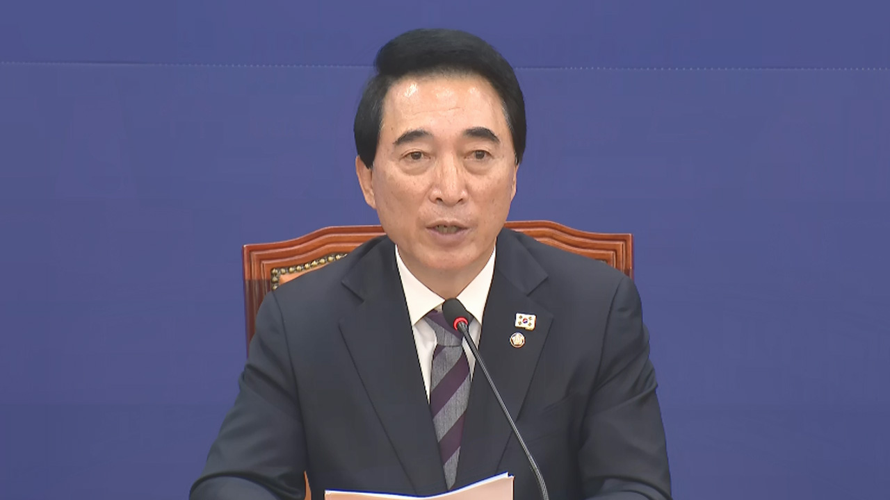 민주당 재판중지법 논의 보도 화면