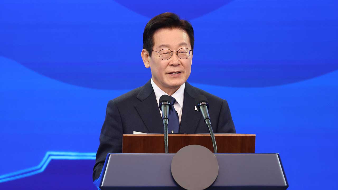 이재명 대통령 지지율 보도 이미지