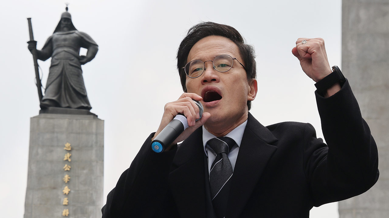 박주민, 광화문서 서울시장 출마 선언‥"기본특별시 서울 만들겠다"