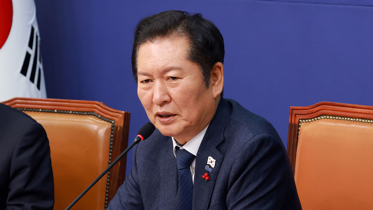 정청래 "이 대통령과 놀라울 정도 의견일치‥바늘구멍 빈틈도 없어"