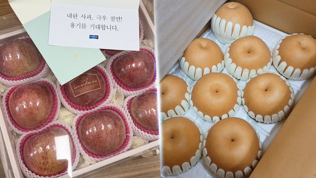 '사과' 보낸 조국당에 '배'로 돌려준 국힘‥"내란 사과" vs "성비위 절연 촉구"