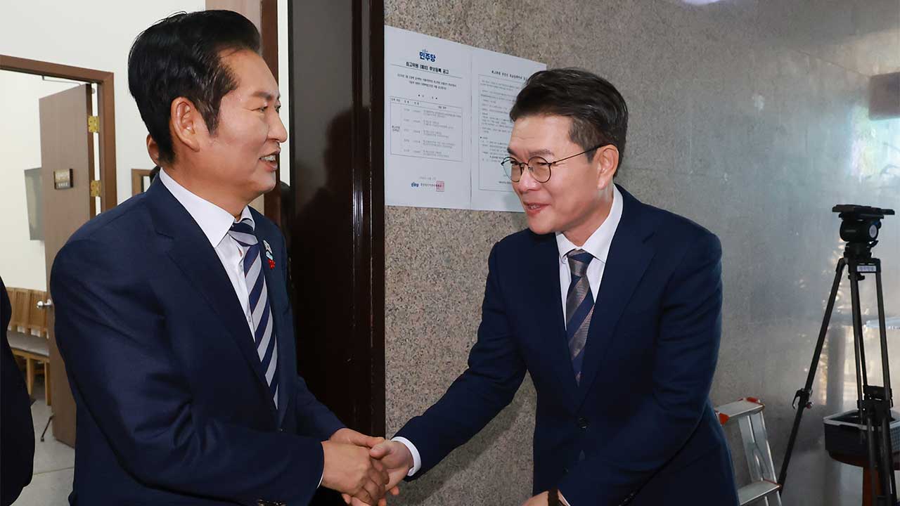 서울시장 출마 선언 임박?‥정청래 찾은 정원오 "먼 길 갈 채비"