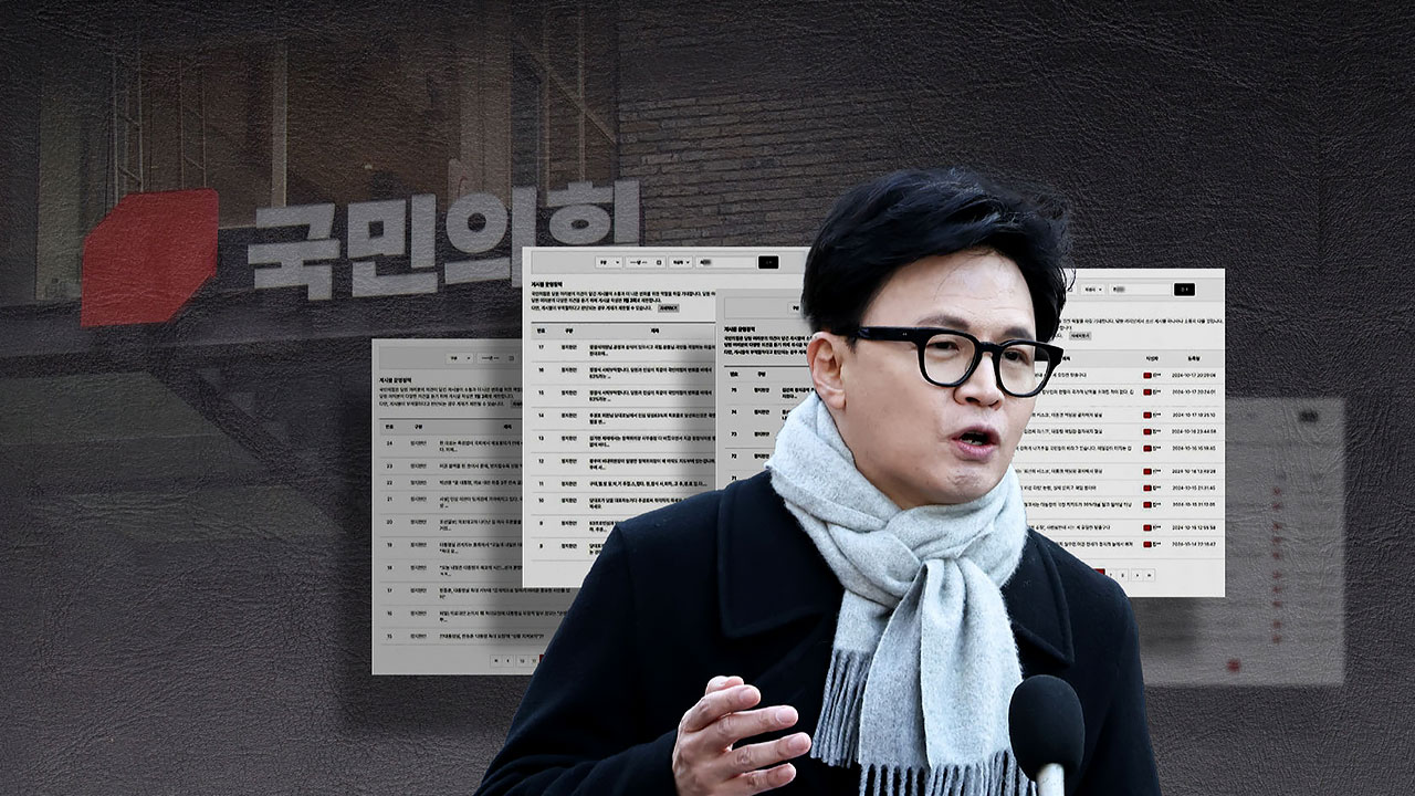 한동훈 당원게시판 조사 결과 논란에 당내에서 "사과하고 털어내야" vs "불순한 의도"