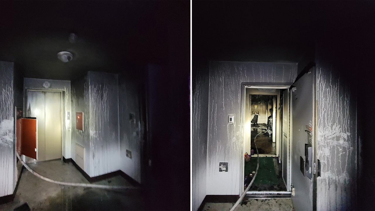 경기 군포 아파트에서 불‥1명 심정지·3명 연기 흡입