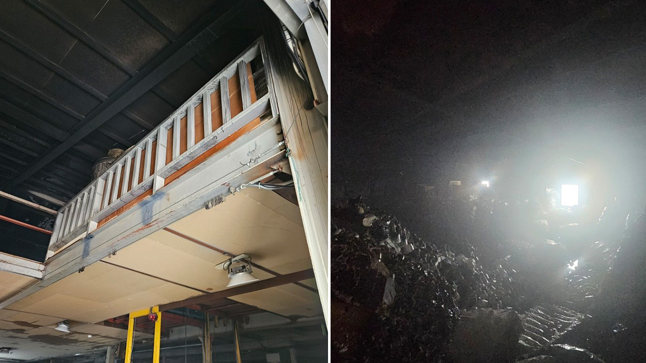 경기 파주시 세제 제조 공장서 불‥2명 부상