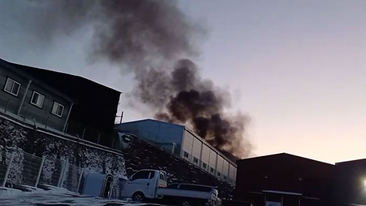 경기 양주 청소용품 제조공장서 불‥6시간만에 진화