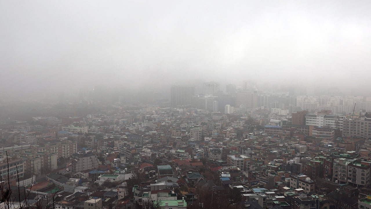 [날씨] 전국적으로 흐린 날씨‥서울 낮 최고 6도 