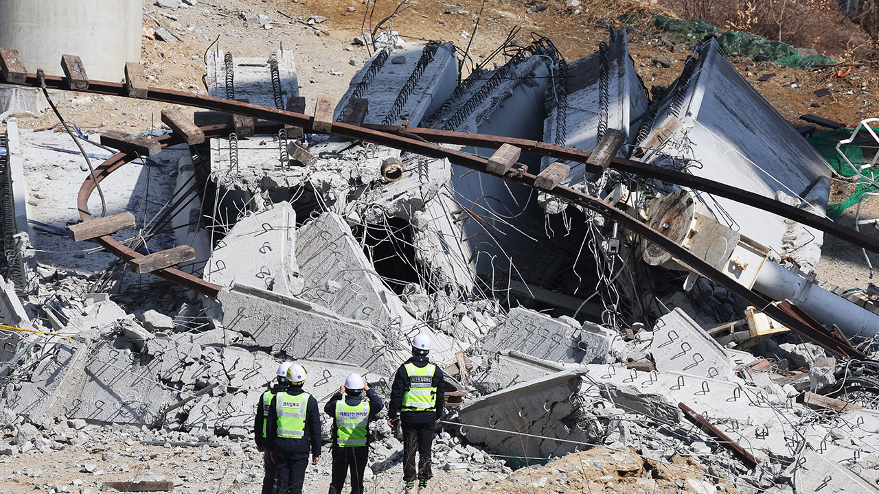 '10명 사상' 서울세종고속도로 붕괴사고 현장 28일 합동 감식