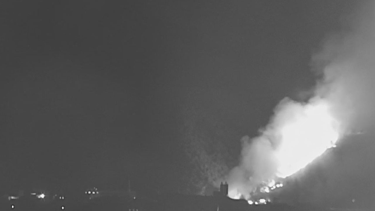 경북 고령군에서 산불‥2시간 반 만에 진화