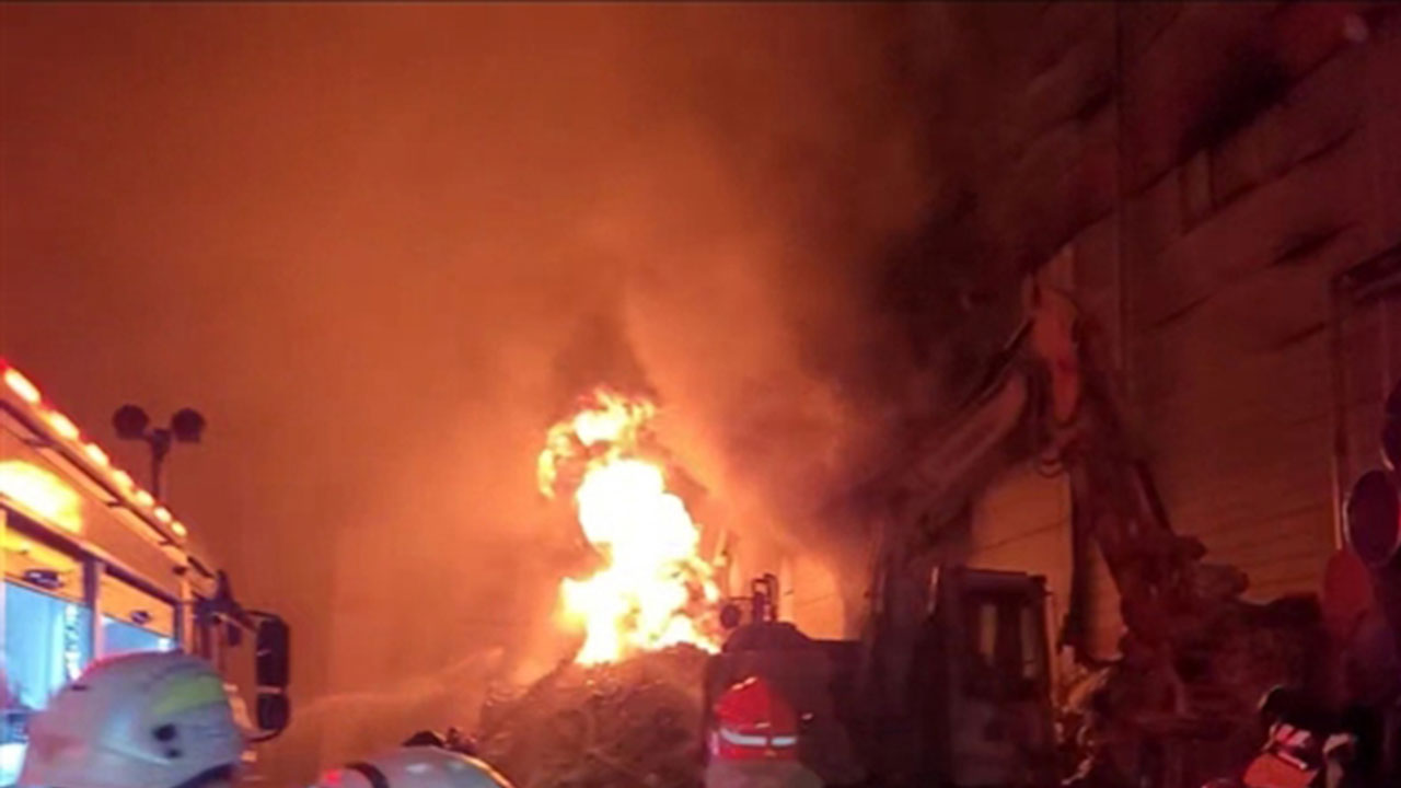 경남 김해 자원순환시설에서 불‥2시간 여만에 초진