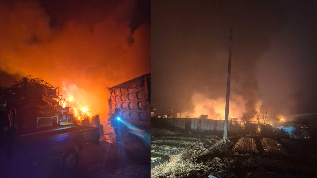 시흥 자원순환시설 화재‥4시간 반 만에 진화