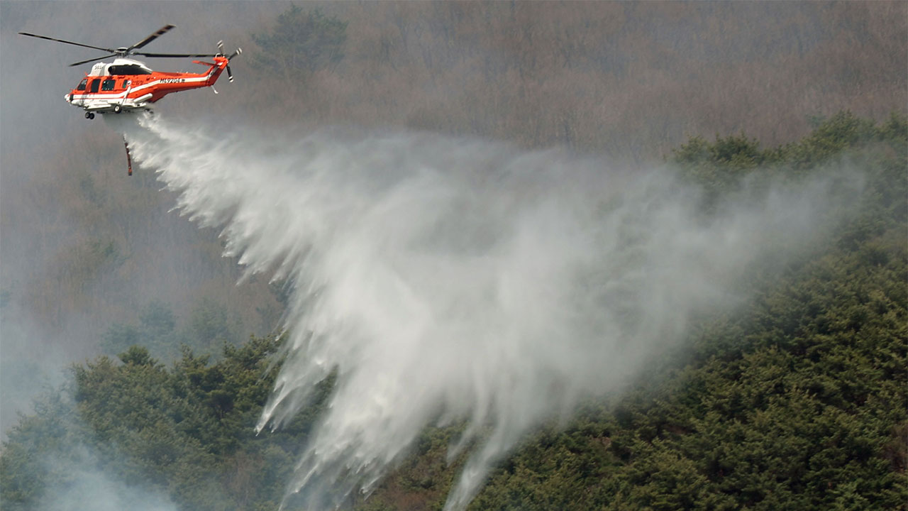 경남 산청 산불 213시간 만에 진화‥역대 2번째 오래 탄 산불