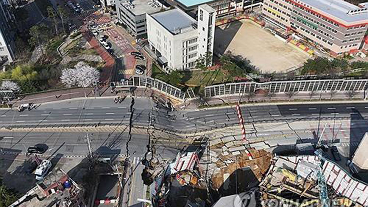 광명 신안산선 붕괴 인근 빛가온초 "안전 이상 없음"‥내일 정상등교