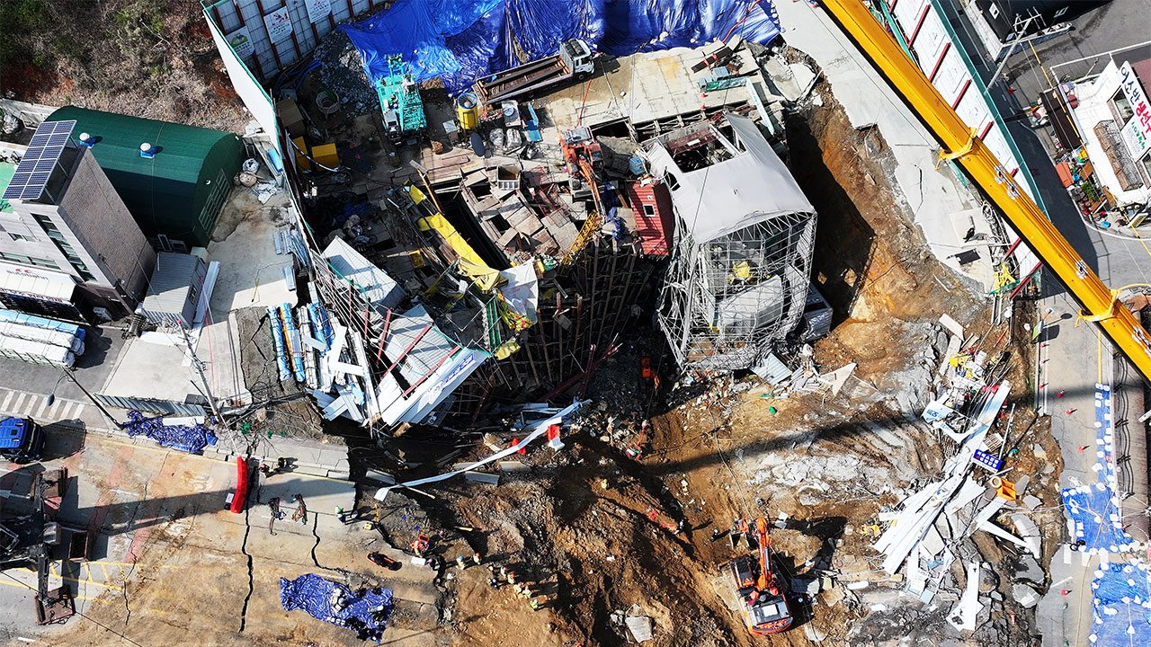 경찰, '2명 사상' 신안산선 붕괴사고 시공사 관계자 등 3명 입건