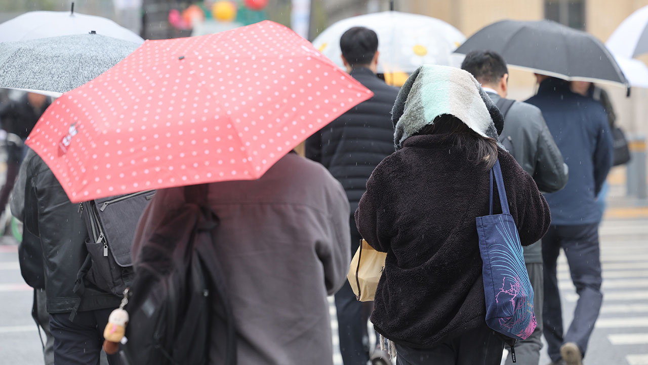 [날씨] 비 많이 내리다 밤에 그쳐‥서울 낮 최고 21도