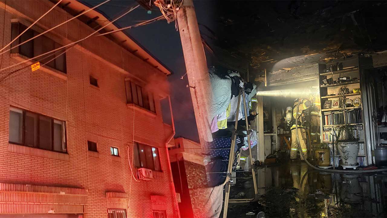 자신이 사는 다세대주택에 불 지른 60대 입건