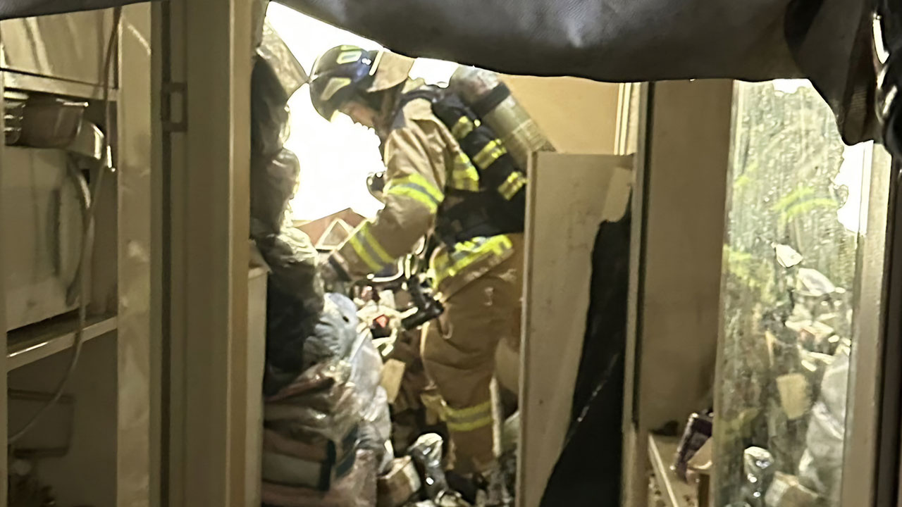 서울 강남 오피스텔서 불‥50대 여성 중상