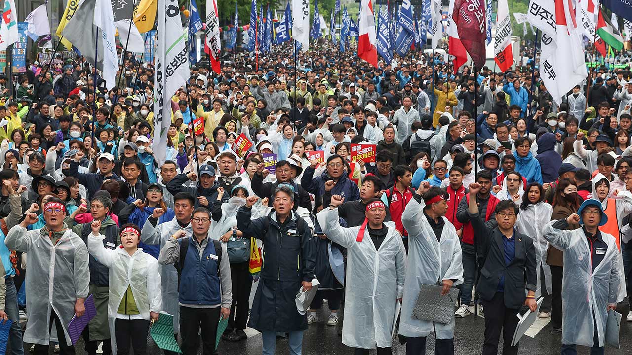 민주노총 "주 4일제 도입·노란봉투법 재추진" 대선 요구안 발표