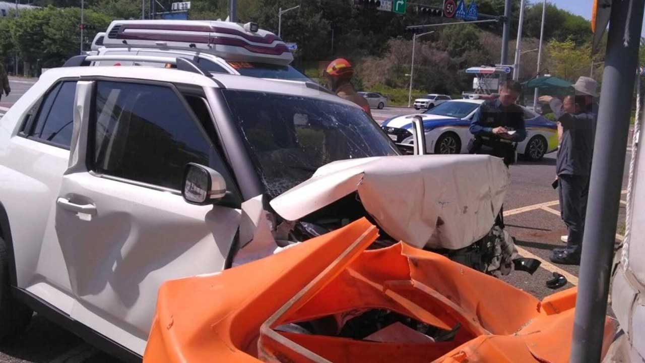 김포서 승용차가 지하차도 옹벽 들이받아‥30대 운전자 사망