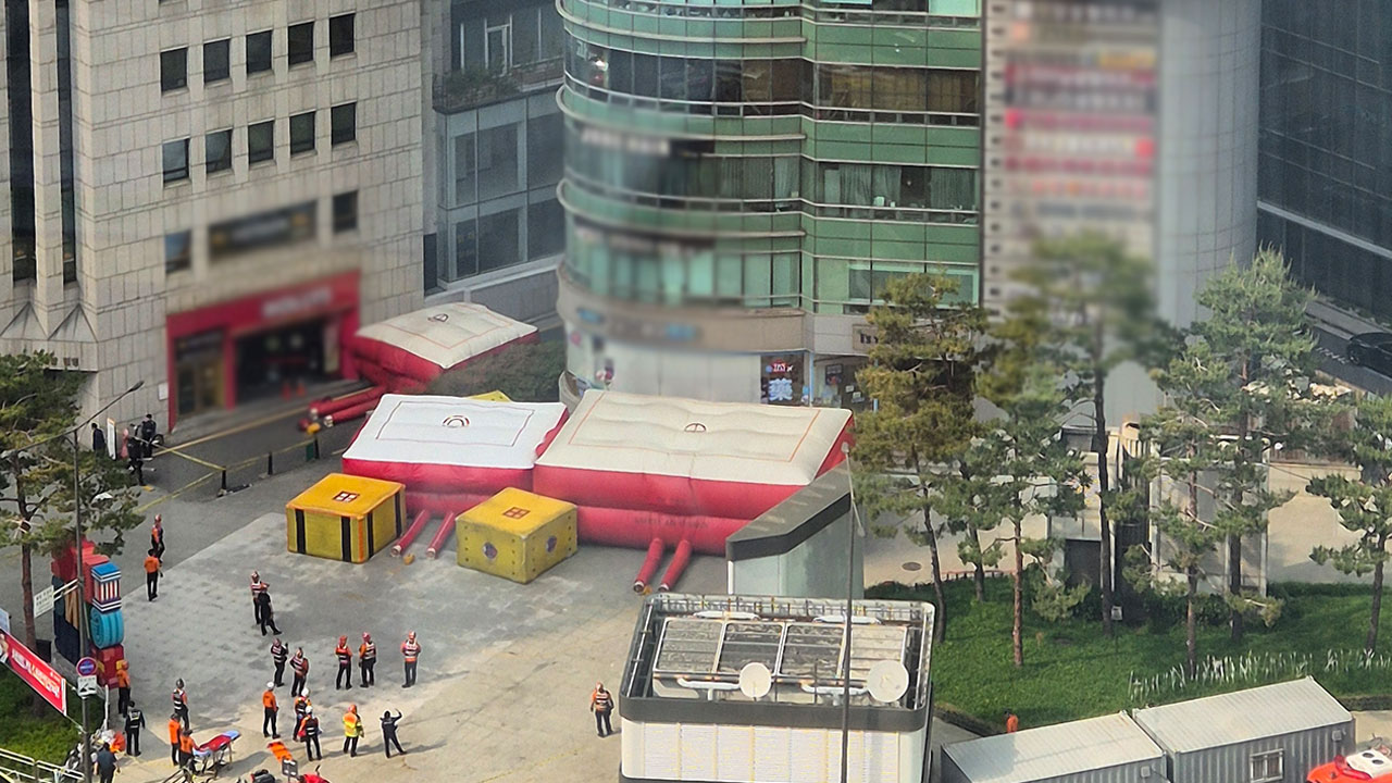 강남역 인근 15층 건물 바카라사이트 제작 투신 소동