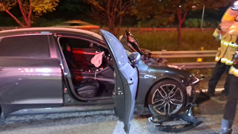 서울 올림픽대로 한남대교 인근서 차량 추돌 사고‥1명 부상