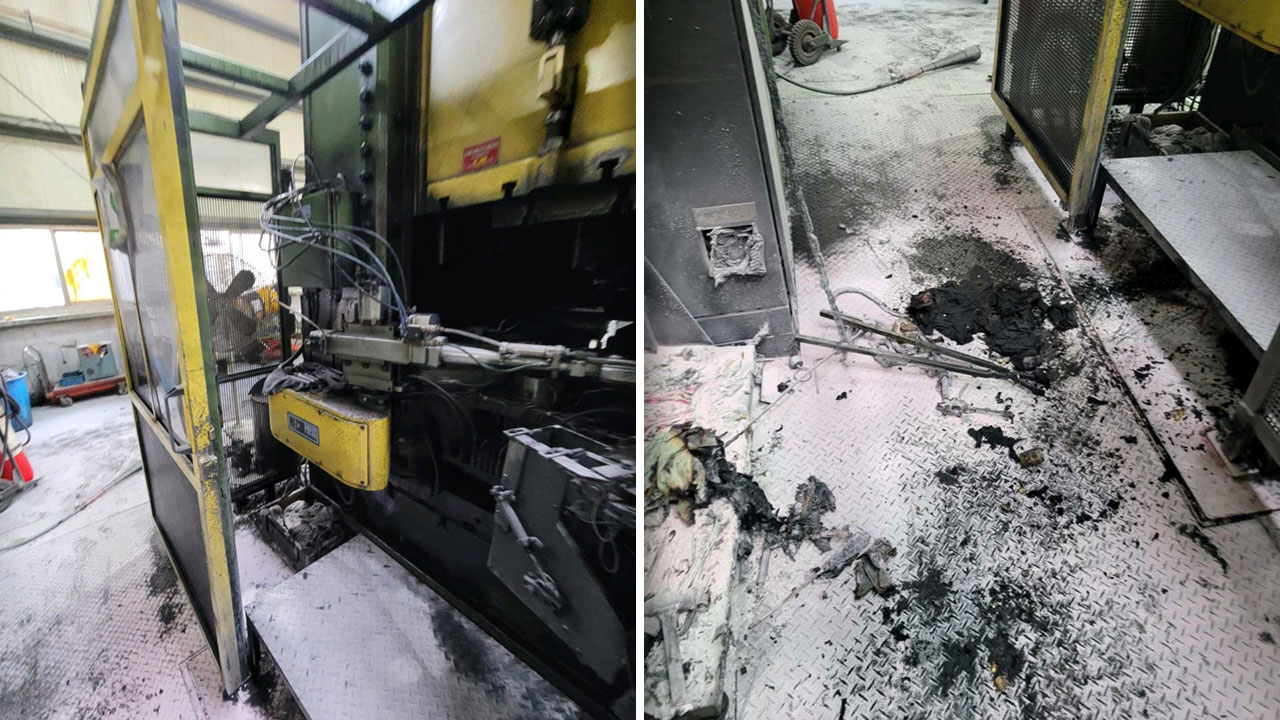 부산 강서구 밸브제조공장서 불‥2명 부상