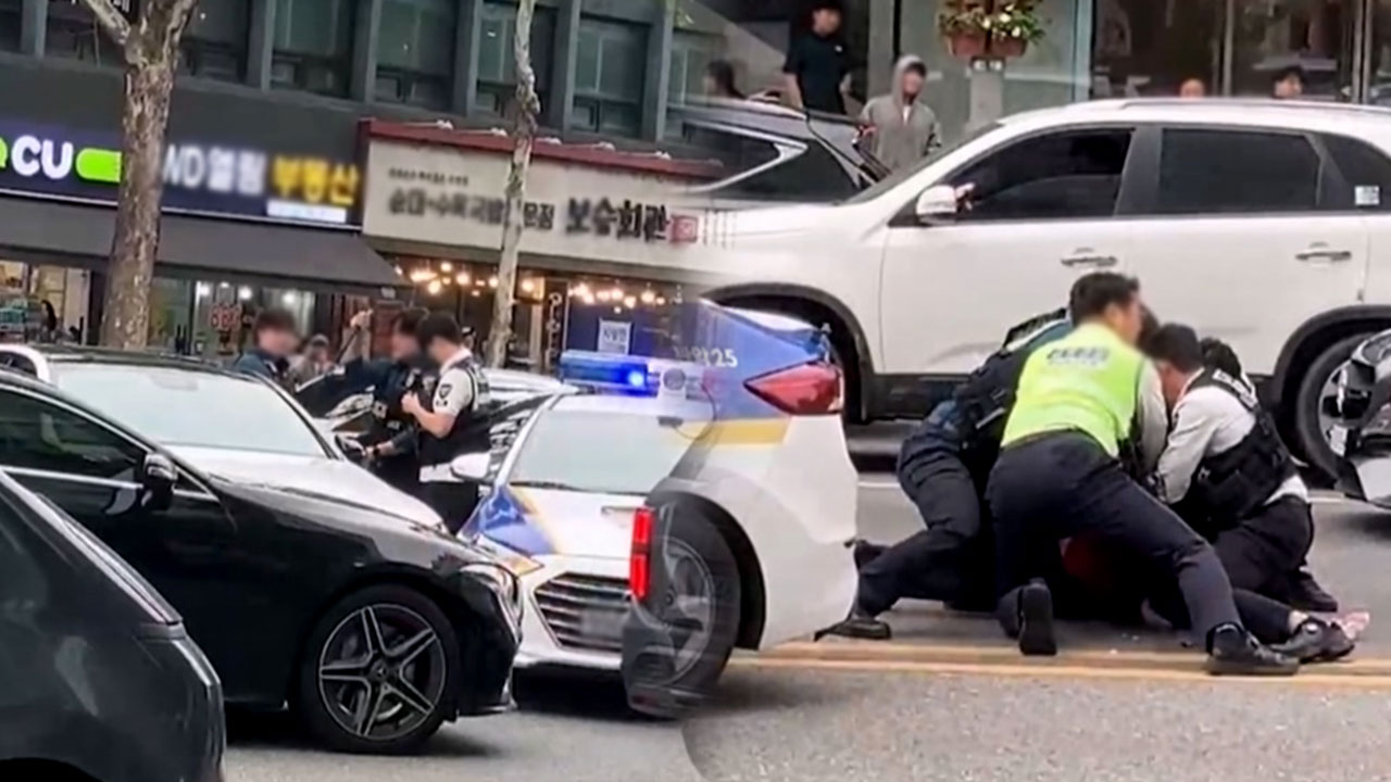 [단독] 경찰, 절도 차량 몰고 도주하던 20대 남성 체포
