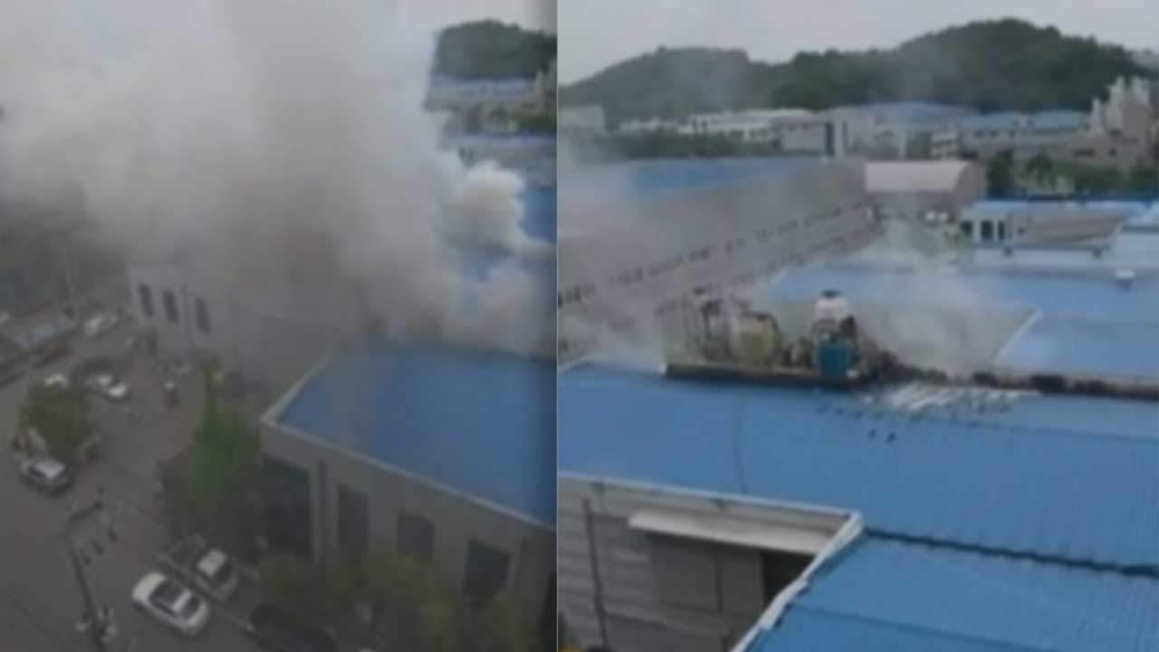 안산 원시동 공장 화재‥다친 사람 없어