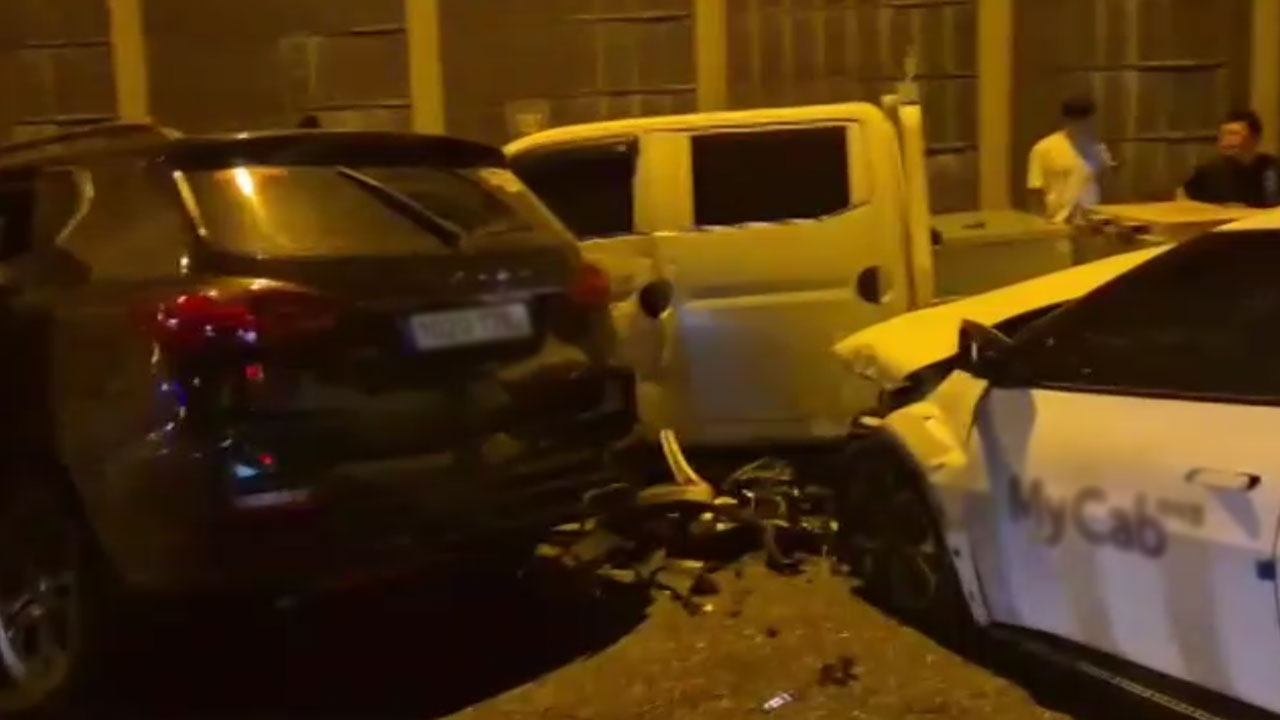 인천서 음주운전 역주행 사고‥4명 부상