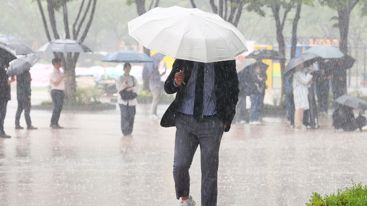 [날씨] 오후부터 내륙 곳곳 소나기..수도권 최대 20mm 