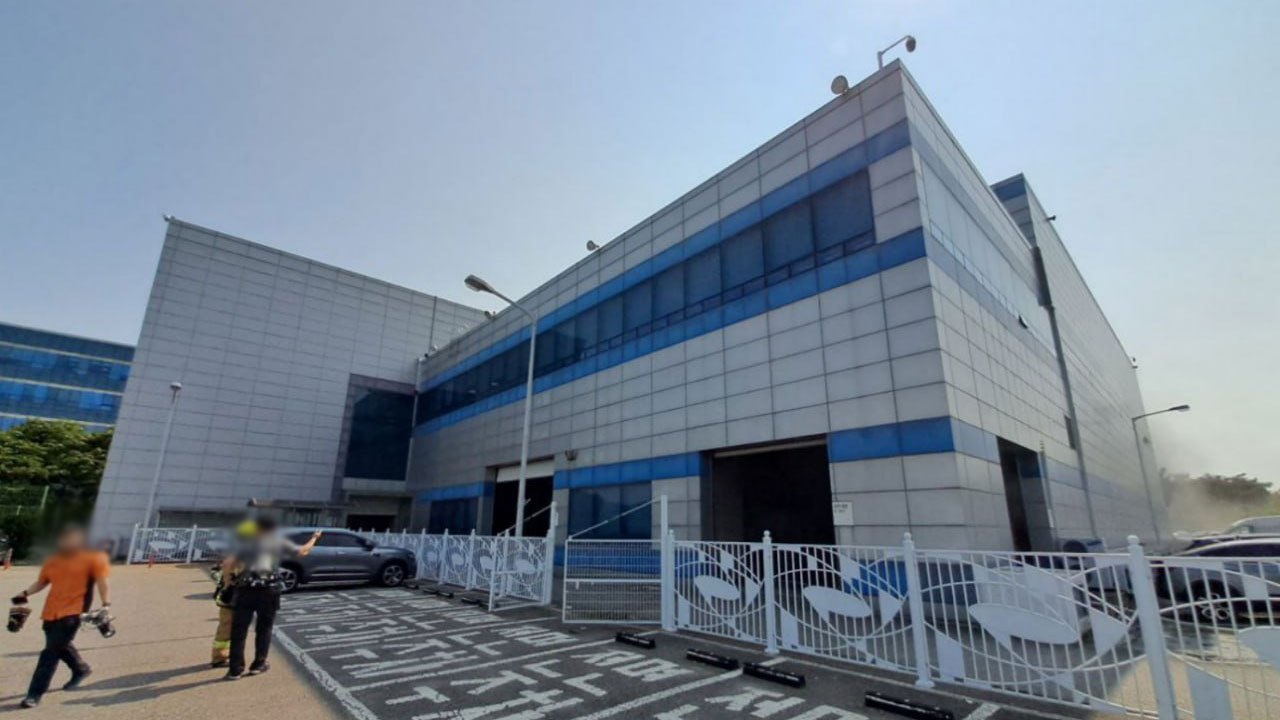 용인 르노코리아 연구소에서 차량 테스트 중 불‥인명 피해 없어