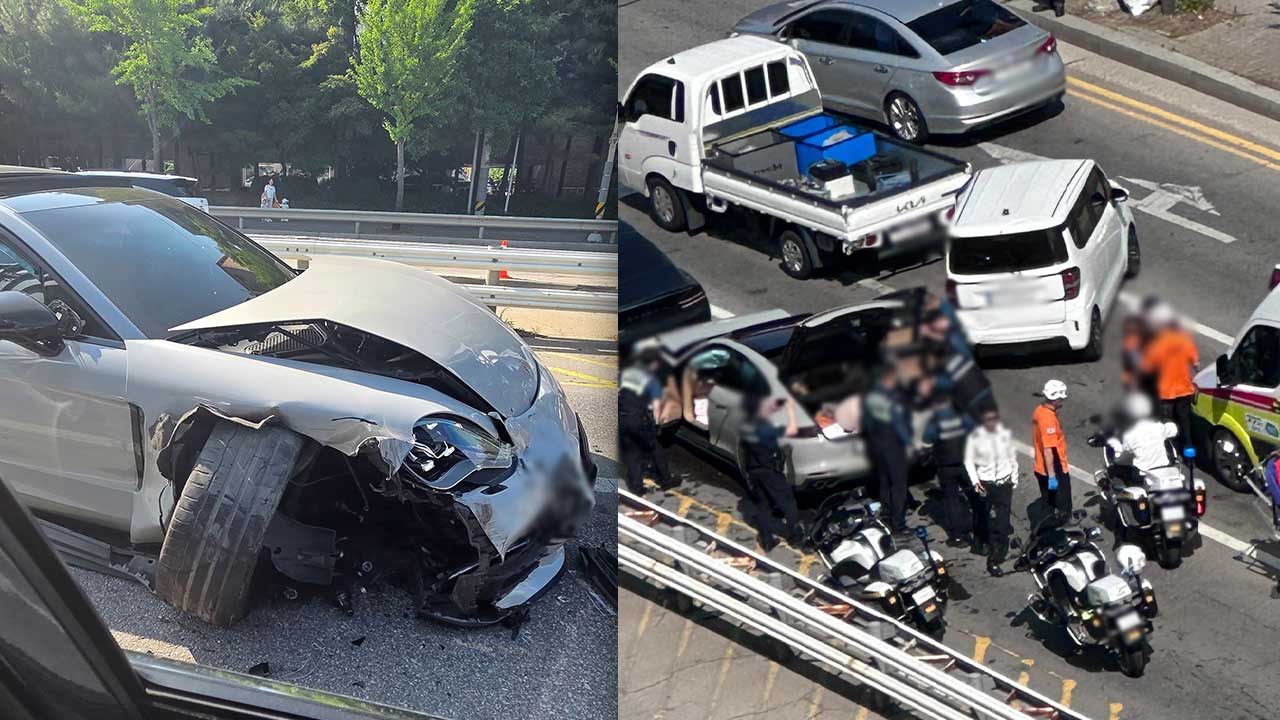 의정부서 6중 추돌사고 낸 운전자, 마약 간이검사 '양성 반응'