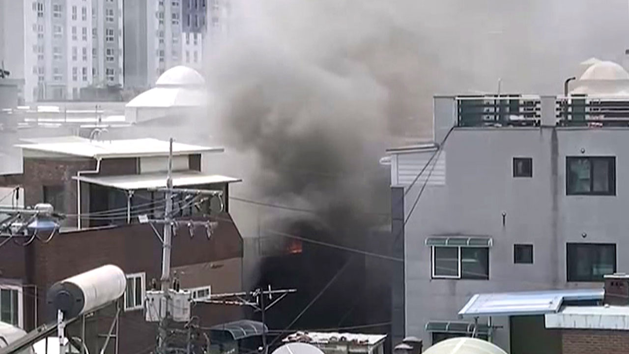 서울 강북 수유동서 불‥인명 피해 없어