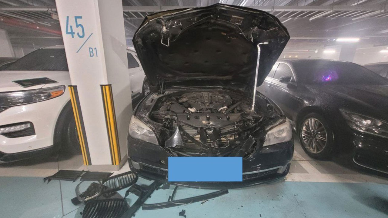 경기 광주시 역동 아파트 주차장서 불‥40명 대피