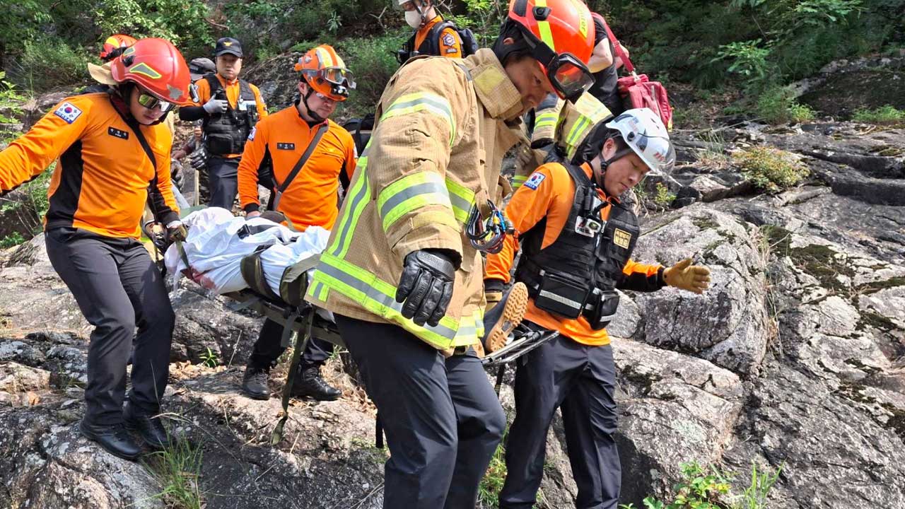 강원 정선 야산서 60대 20m 아래로 추락해 사망