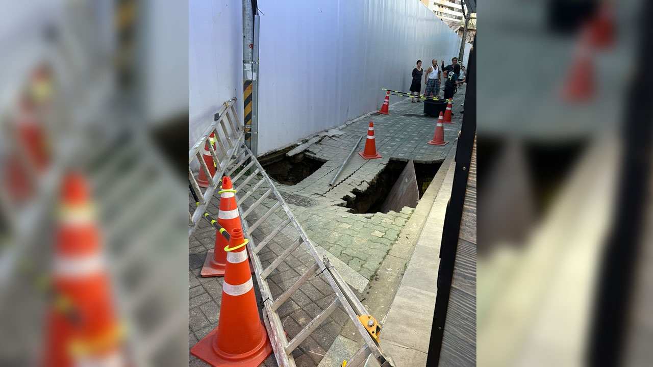 서울 동대문구 이문동서 깊이 2.5미터 땅꺼짐‥인명피해 없어