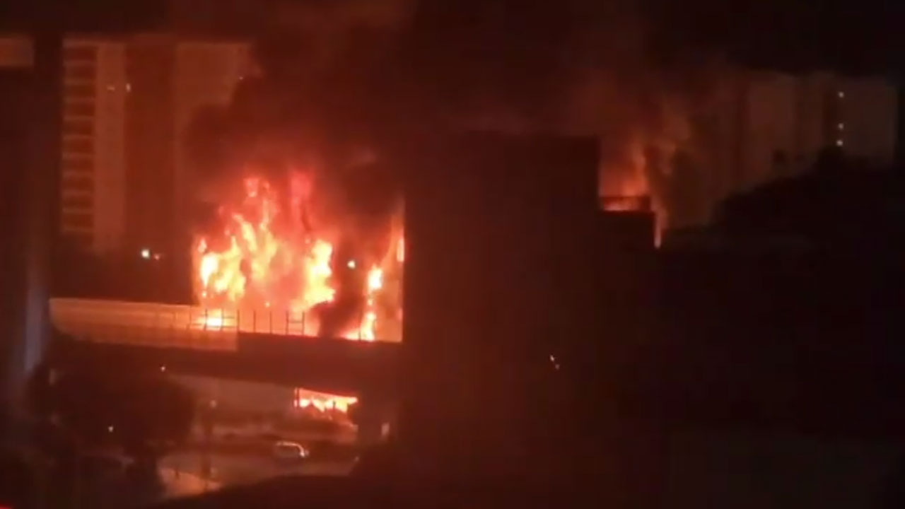 경기 수원 권선구 모델하우스에 불‥인명피해 없어