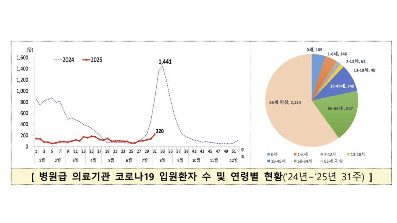 코로나 입원환자 3주 만에 2배‥"고위험군 예방수칙 강화 필요"