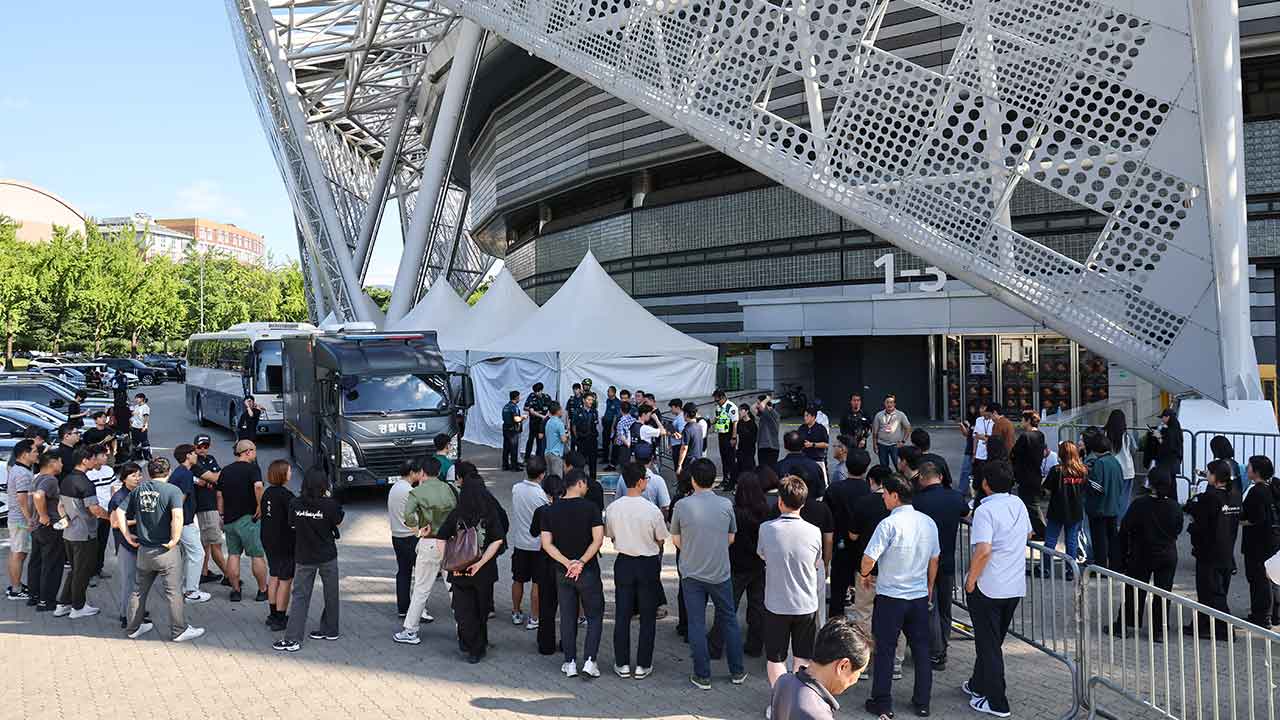 올림픽체조경기장 폭발물 설치 신고‥경찰·소방 수색 중