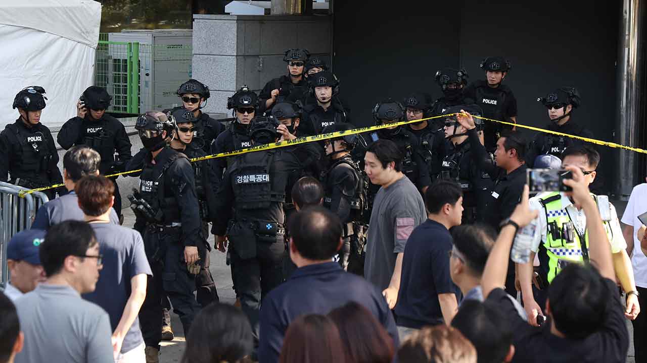 올림픽체조경기장 폭발물 설치 신고‥경찰·소방 수색 중