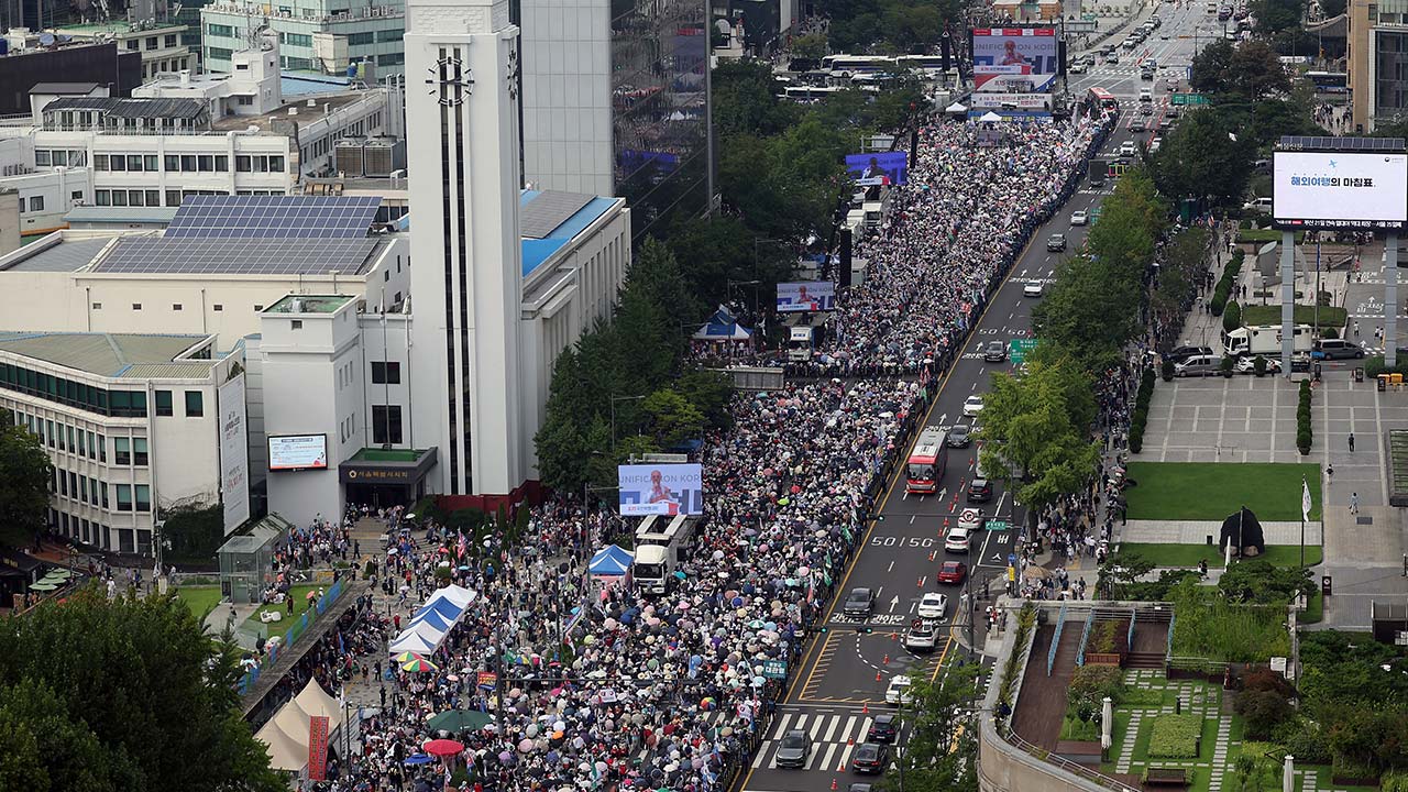 광복절 대규모 행사 예고‥경찰, 세종대로 등 도심 교통통제