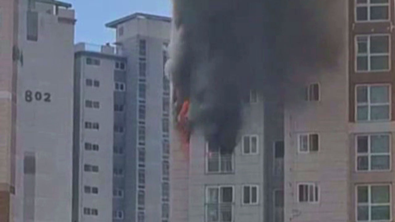 경기 분당 아파트 화재‥인명 피해 없어