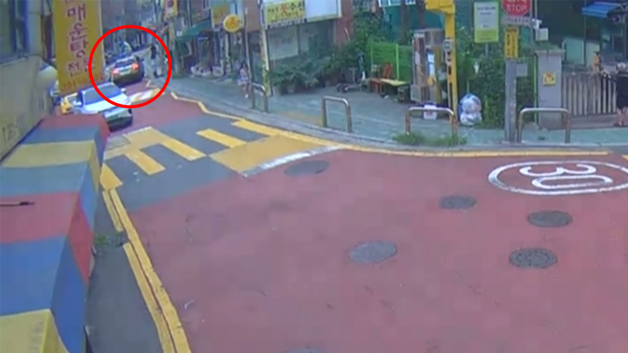 서대문구 초등생 '유괴 시도' 1·2차 범행 CCTV 입수