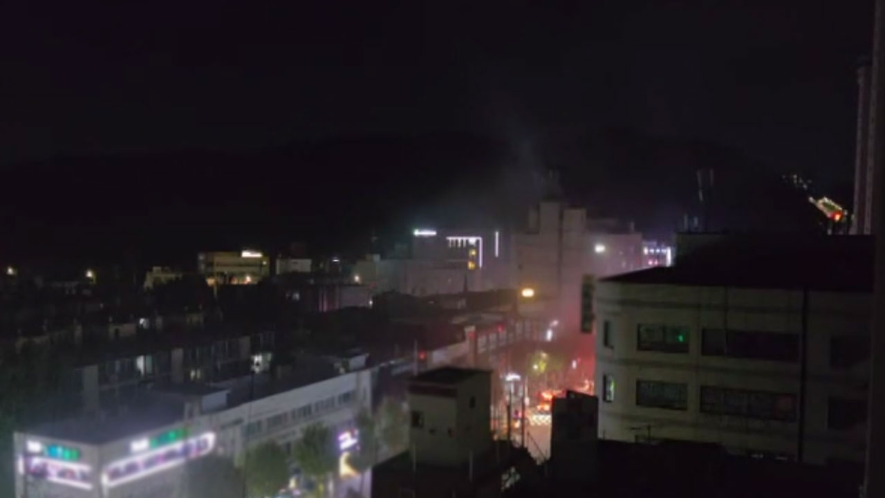 인천 서구 식당서 불‥인명피해 없어